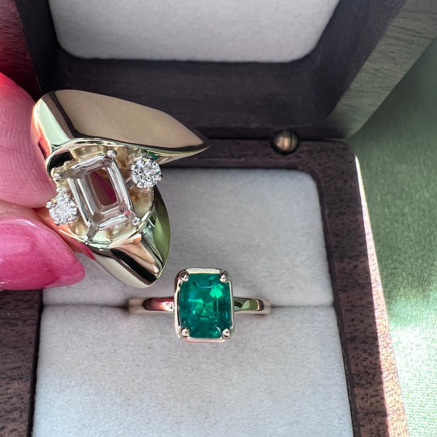 Restyled Emerald Ring