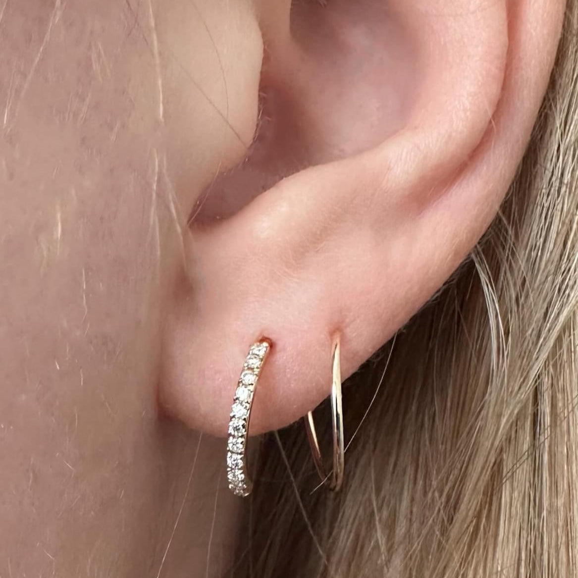 Double Hoop Earring