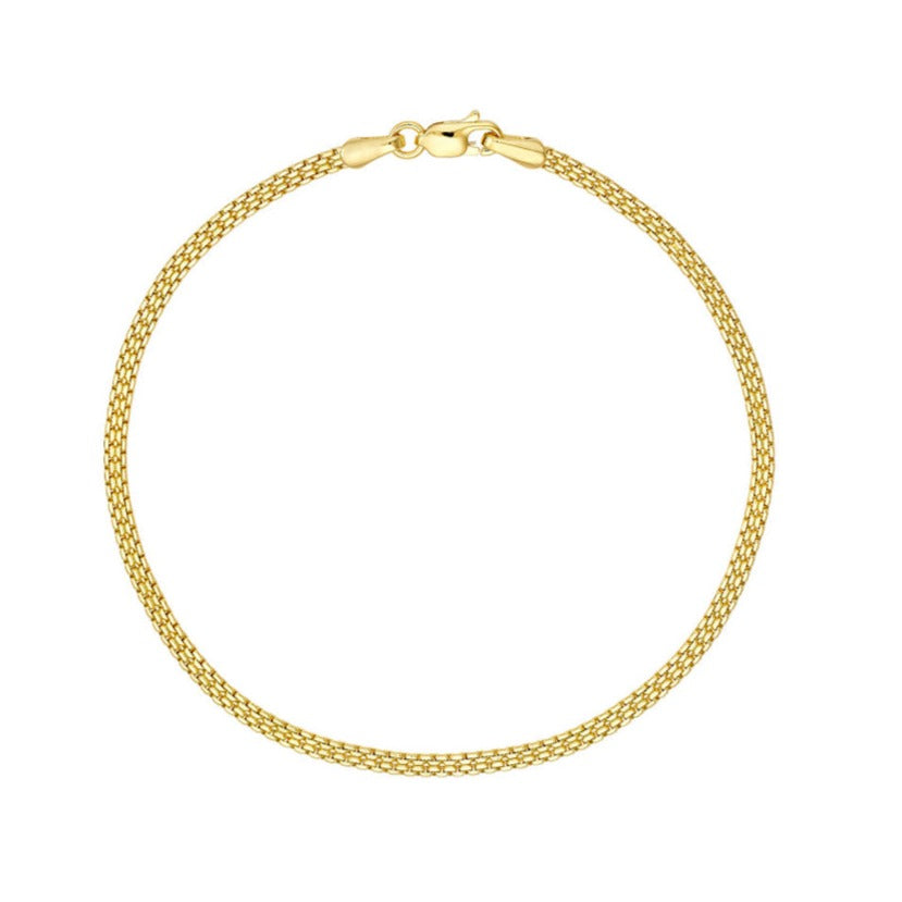 14k Yellow Gold Bismark Bracelet