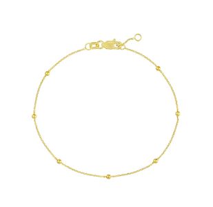 14k Bead Bracelet