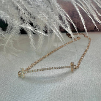 Rosalee's Diamond H Bar Bracelet