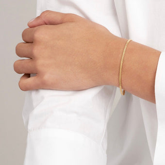 Rosalee's 14k Yellow Gold Bismark Bracelet